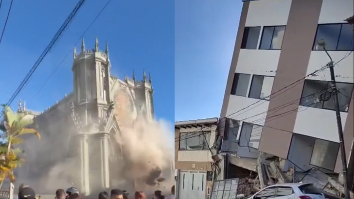 Imagens mostram a destruição na Colômbia após terremoto