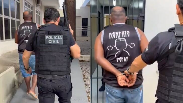 Homem preso por armazenar e produzir material de abuso sexual infantil - Foto: Reprodução/Polícia Civil