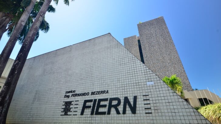 Fachada da Federação das Indústrias do Rio Grande do Norte, em Natal