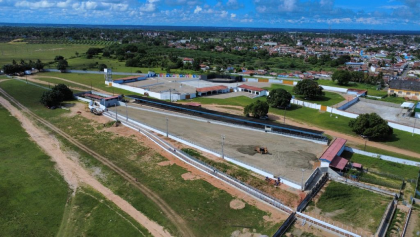 Imagem mostra local onde será realizado a IEXPO Macaíba, na Arena Otaviano Pessoa - Foto: Geraldo Neto