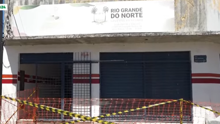 Imagem mostra o prédio do restaurante popular nas Rocas interditado