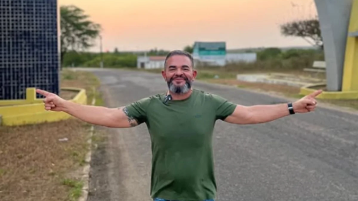 Ex-prefeito de São Pedro Miguel Cabral Nasser, vítima de um ataque ocorrido em Natal