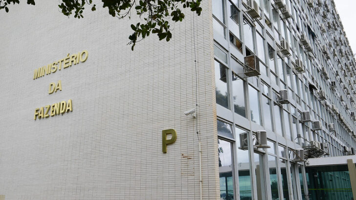 Fachada do Ministério da Fazenda, em Brasília