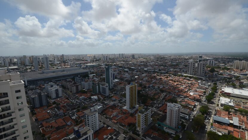 Vista aérea de Natal usada em levantamento sobre mudanças climáticas