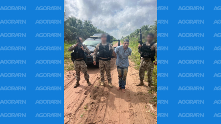 : Preso recapturado pela Polícia Penal após buscas nas proximidades da Lagoa do Bonfim, em Nísia Floresta