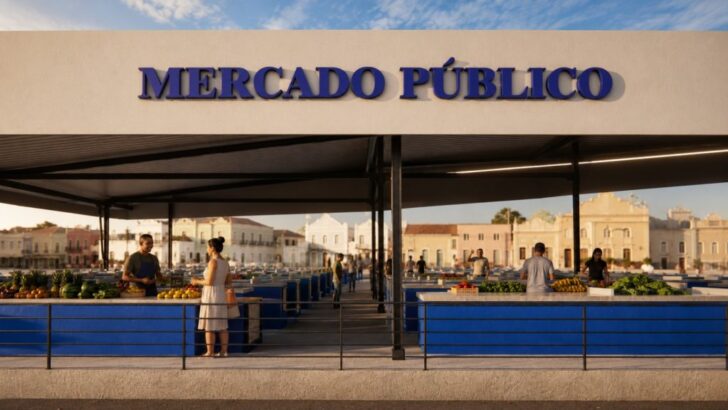 Projeto do novo mercado público de Macaíba