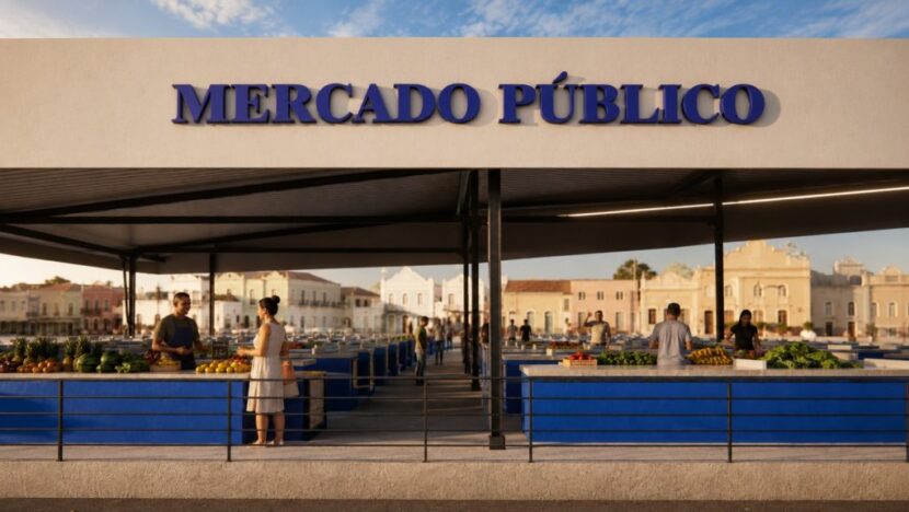 Projeto do novo mercado público de Macaíba