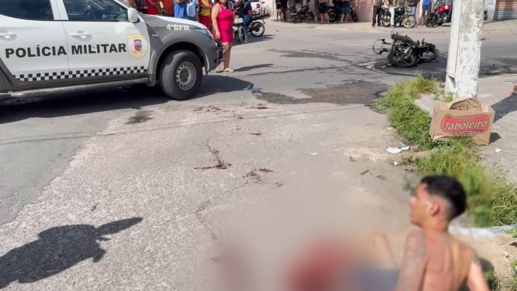 Suspeito de roubo durante perseguição acidente