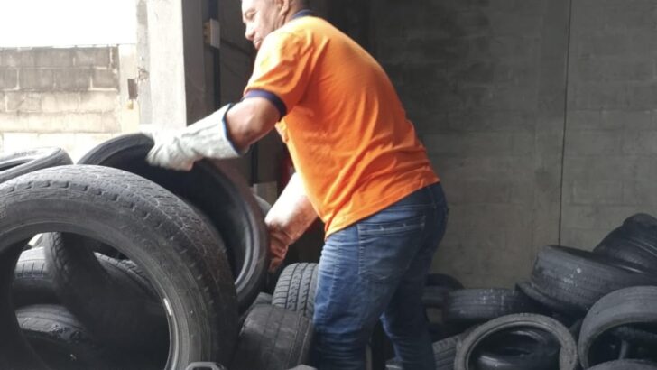 Urbana recolheu 197 mil pneus