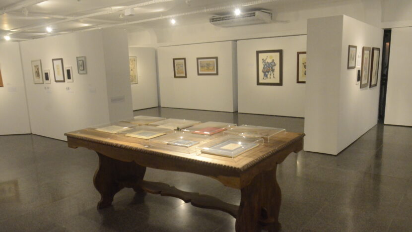 Galeria Newton Navarro com obras da exposição Paisagens Inquietas