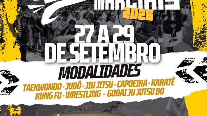 Cartaz da Semana das Artes Marciais 2026 em Natal