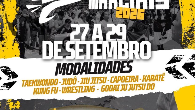 Cartaz da Semana das Artes Marciais 2026 em Natal