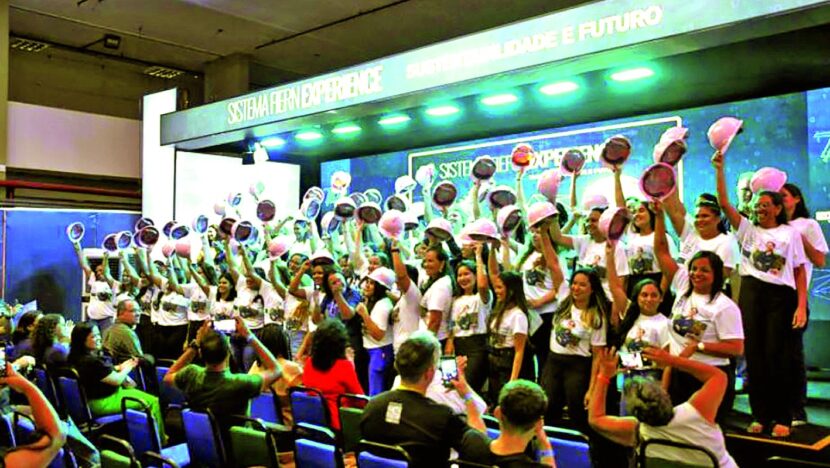 Turma de mulheres formada pelo Senai-RN para atuar em parques eólicos
