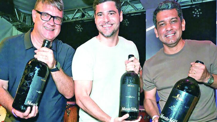 Marcelo Gurgel, Militão Chaves e Jaime Lourenço reunidos no Festival Cave