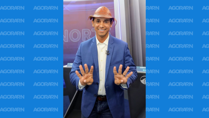 Allyson Bezerra durante debate da TV Tropical