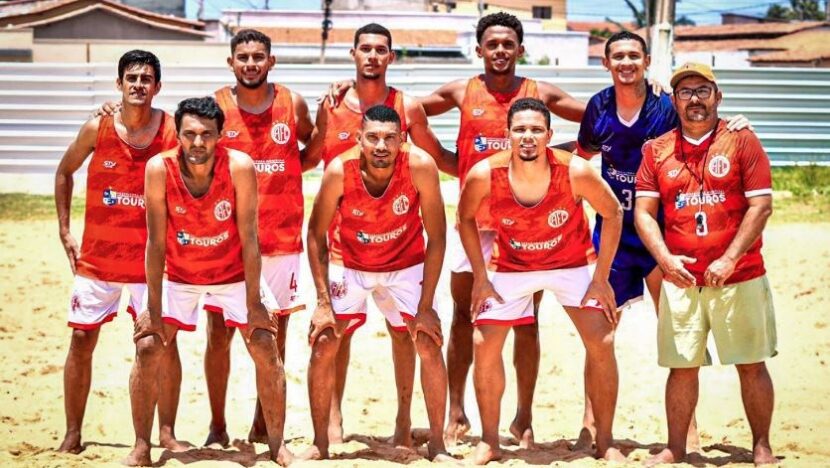 Equipe de beach soccer do América que disputará a Supercopa do Brasil