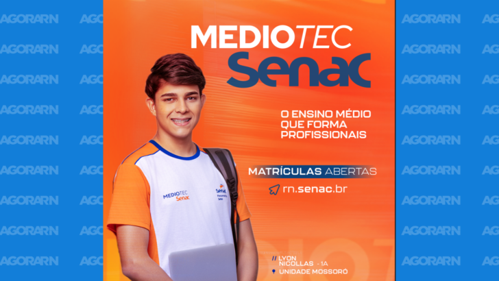 Turmas 2027.1 do Ensino Médio Técnico Integrado do Senac RN terão aulas em Natal e Mossoró - Foto: Divulgação