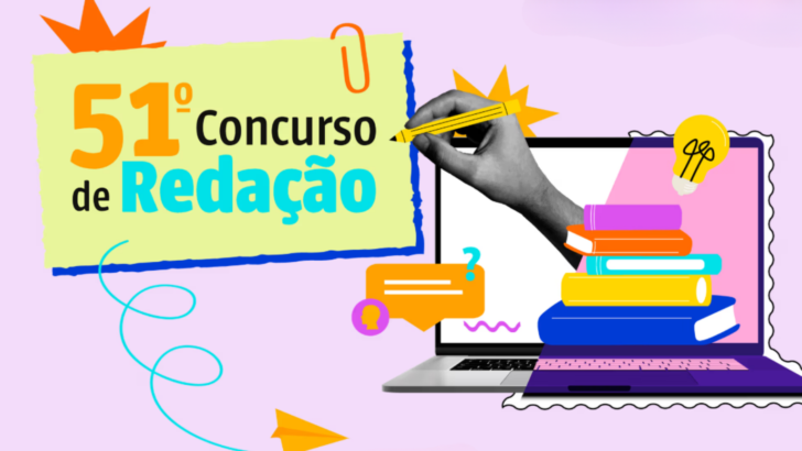 Arte do 51º Concurso de Redação do Instituto Chamex