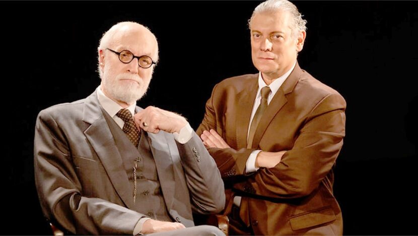 Odilon Wagner e Marcello Airoldi em A Última Sessão de Freud