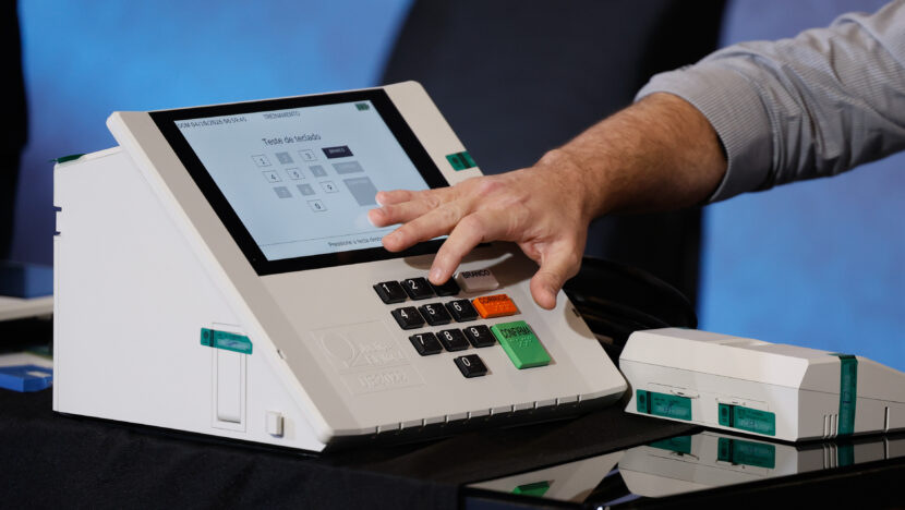 Urna eletrônica utilizada nas eleições