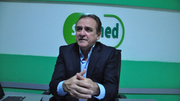 Geraldo Ferreira, presidente do Sinmed-RN, durante entrevista