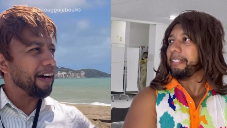 Humorista Léo da Jegga em vídeo sobre Ponta Negra e o Hospital Municipal de Natal