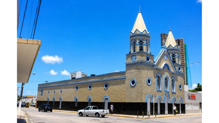 Igreja do Bom Jesus das Dores, no bairro da Ribeira, em Natal