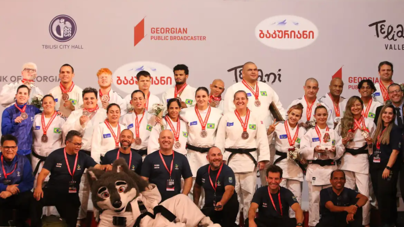 Brasil conquistou medalhas de bronze neste domingo 27 no Mundial Paralímpico de judô, em Tbilisi, na Geórgia, e no Mundial Paralímpico de triatlo, em Pontevedra, na Espanha. Foto: Sofia Brito/CBDV