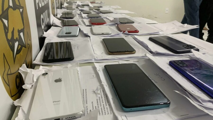 Polícia Civil do RN convocou proprietários de celulares roubados ou furtados recuperados na Operação “Última Chamada” - Foto: Reprodução/PCRN