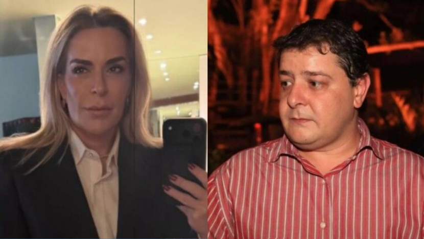Roberta Luchsinger e Lulinha em fotos divulgadas nas redes sociais