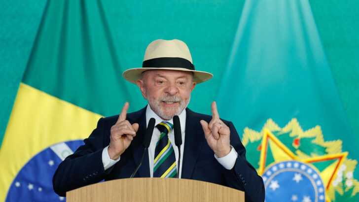 Presidente Lula durante compromisso oficial