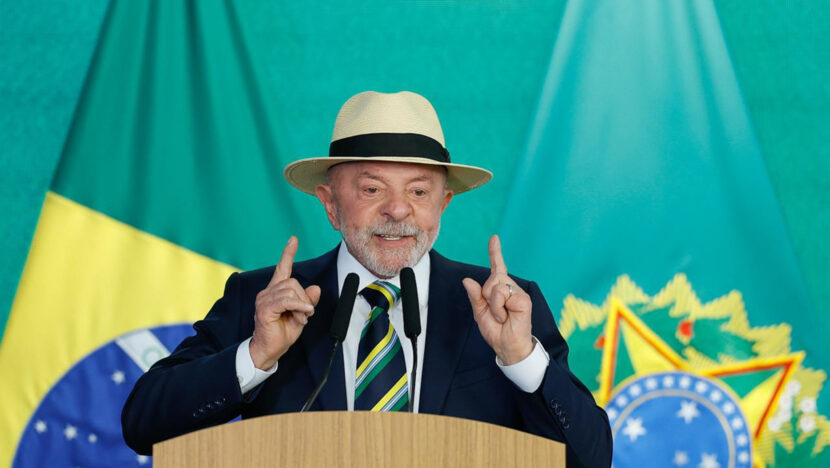Presidente Lula durante compromisso oficial