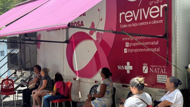 Unidade móvel de mamografia atende mulheres em Natal