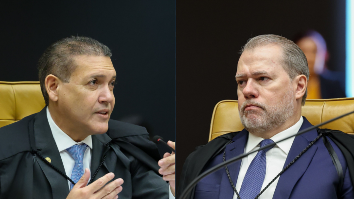 Kassio Nunes Marques e Dias Toffoli, ministros do Supremo Tribunal Federal