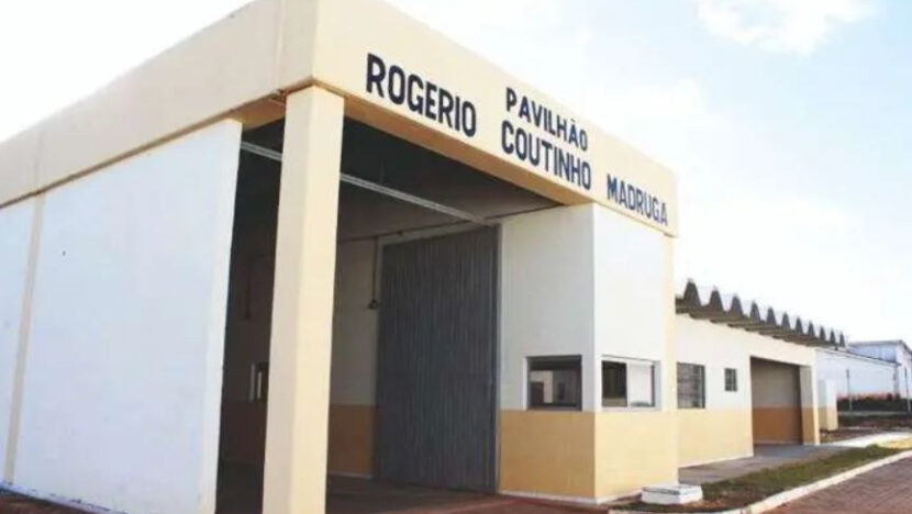 Fachada do Pavilhão Rogério Coutinho Madruga, no Complexo Penal de Alcaçuz