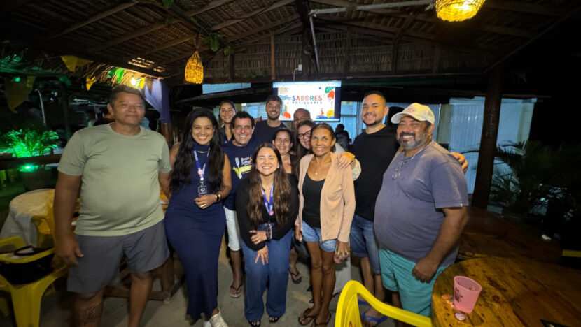 Grupo reunido em evento do Sabores Potiguares no litoral do RN