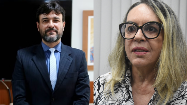 Helton Edi Xavier da Silva e Arméli Brennand, que deixam a gestão da Seap