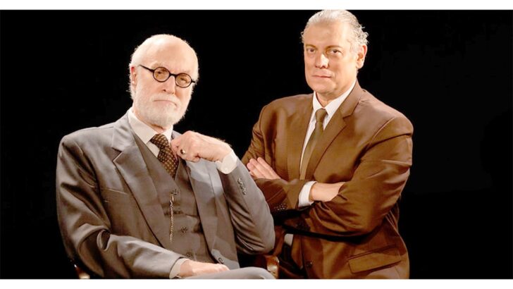 Odilon Wagner e Marcello Airoldi em A Última Sessão de Freud