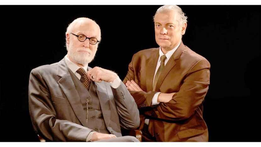 Odilon Wagner e Marcello Airoldi em A Última Sessão de Freud