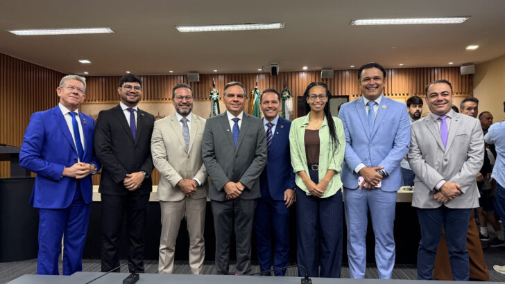 Integrantes da nova Mesa Diretora da Câmara de Natal