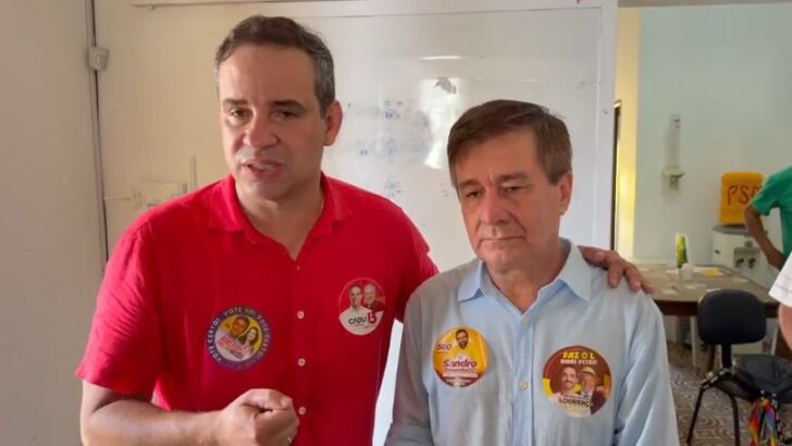 Cadu de Lula e Robério Paulino juntos em vídeo na sede do PSOL