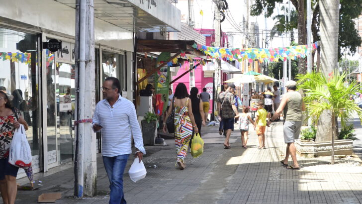 Lojas do centro de Natal, na Cidade Alta - Foto: José Aldenir/ Agora RN