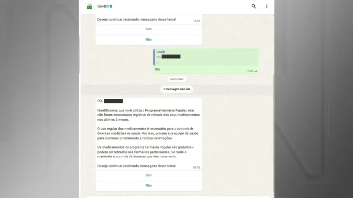 Governo envia mensagens pelo WhatsApp a usuários do Gov.br; custo pode passar de R$ 10 milhões