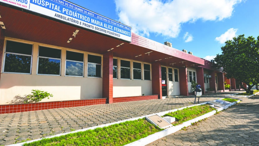 Fachada do Hospital Pediátrico Maria Alice Fernandes