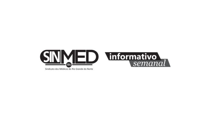 Logotipo do Sinmed RN e identificação do informativo semanal