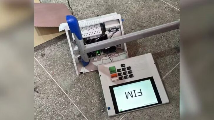 Equipamento foi quebrado e teve que ser substituído - Foto: Reprodução