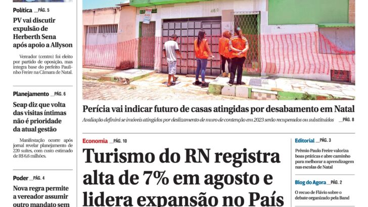 Capa do PDF da edição 2.435 do Agora RN, de 15 de outubro de 2026