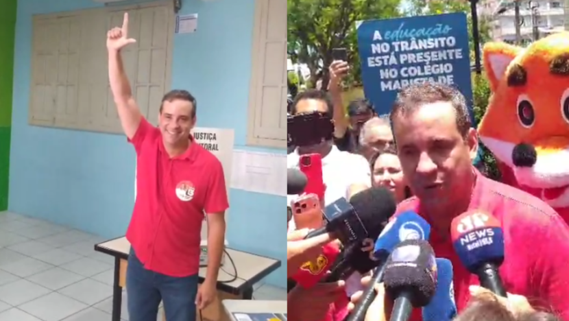 Candidato do PT ao Governo do RN votou na manhã deste domingo 4, no Colégio Marista, em Natal, e afirmou ter conversado com o presidente Lula antes de ir às urnas