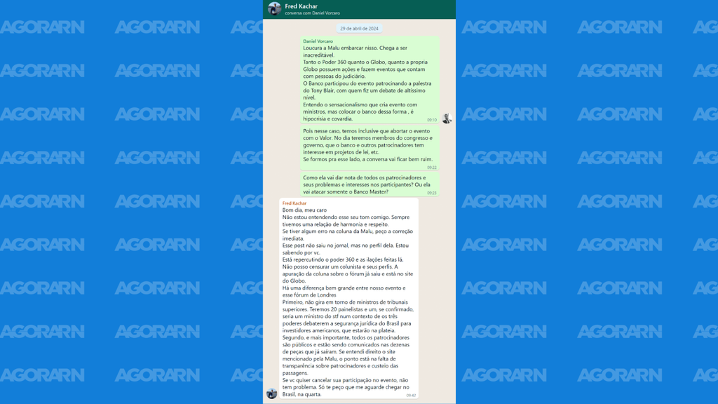 Grupo Globo demite diretor-geral após vazamento de conversas com Vorcaro