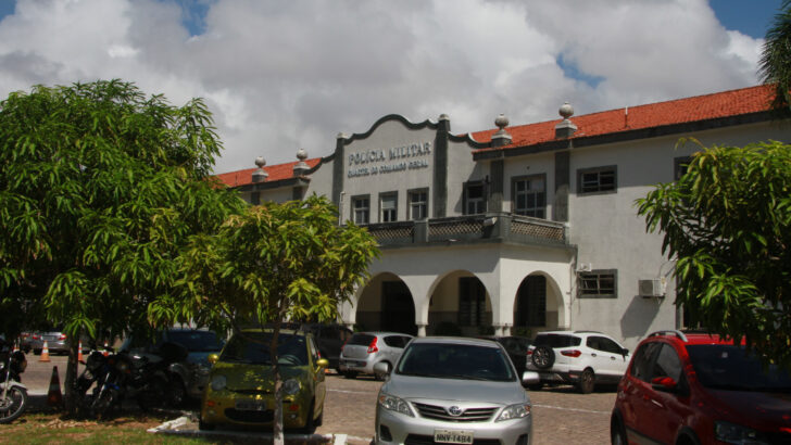 Fachada do Quartel do Comando-Geral da Polícia Militar do RN